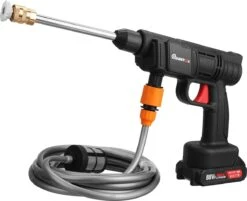 Merkloos Elektrische Accu-Hogedrukreiniger - 1.2mpa - Multifunctioneel Mondstuk - Draagbaar Oplaadbaar Snoerloos - Reinigingsspuitpistool - Met Rijke Accessoires - Voor Auto, Tuin, Terras, Raam - Zwart 25 Merkloos Elektrische Accu-Hogedrukreiniger - 1.2mpa - Multifunctioneel Mondstuk - Draagbaar Oplaadbaar Snoerloos - Reinigingsspuitpistool - Met Rijke Accessoires - Voor Auto, Tuin, Terras, Raam - Zwart -Tuingereedschaps winkel 1200x976 3