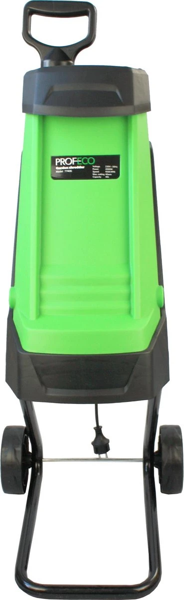 Profeco Stille Hakselaar 2000W - Tuinhakselaar - Versnipperaar Voor 45mm Takdikte - Incl. 50 Liter Opvangzak En Veilige Duwstok 5 Profeco Stille Hakselaar 2000W - Tuinhakselaar - Versnipperaar Voor 45mm Takdikte - Incl. 50 Liter Opvangzak En Veilige Duwstok - Afbeelding 3