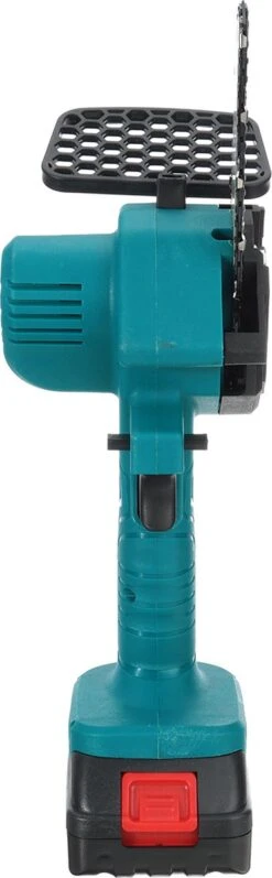 Merkloos Mini Accu Kettingzaag - 4 Inch Elektrische Boomzaag - Handkettingzaag - Met 2 Accu En 1 Oplader - Voor Tuinboom Ranch Bomen Snijden Hout- Blauw -Tuingereedschaps winkel 372x1200 2