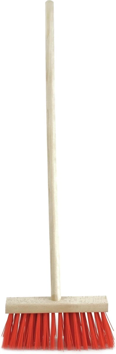 Merkloos Buiten Kinderbezem Rood Met Steel - Schoonmaakartikelen/Tuingereedschap 3 Merkloos Buiten Kinderbezem Rood Met Steel - Schoonmaakartikelen/Tuingereedschap