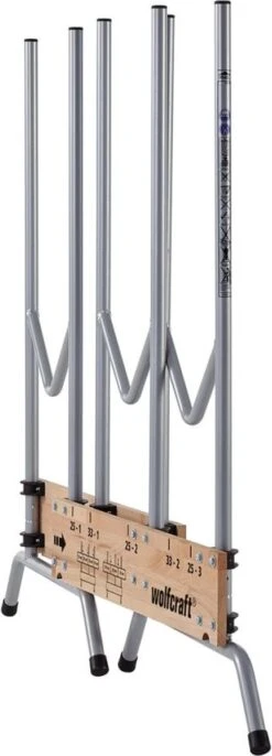 Wolfcraft - Professionele Zaagbok - Voor Kettingzaag - Hout - Opbouwbare, Stabiele Zaagbok Voor Brandhout - 5121000 - 10 JAAR GARANTIE -Tuingereedschaps winkel 432x1200 1