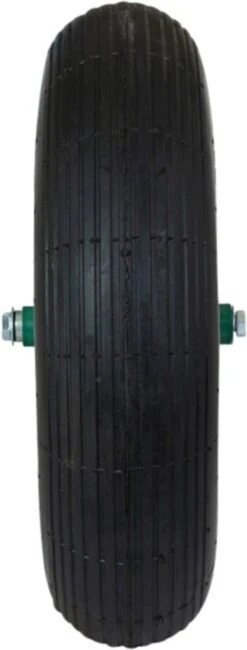 Kruiwagen Wiel 4.00 - 8 Luchtband Lijnprofiel - Asdiameter 20mm -Tuingereedschaps winkel 456x1200