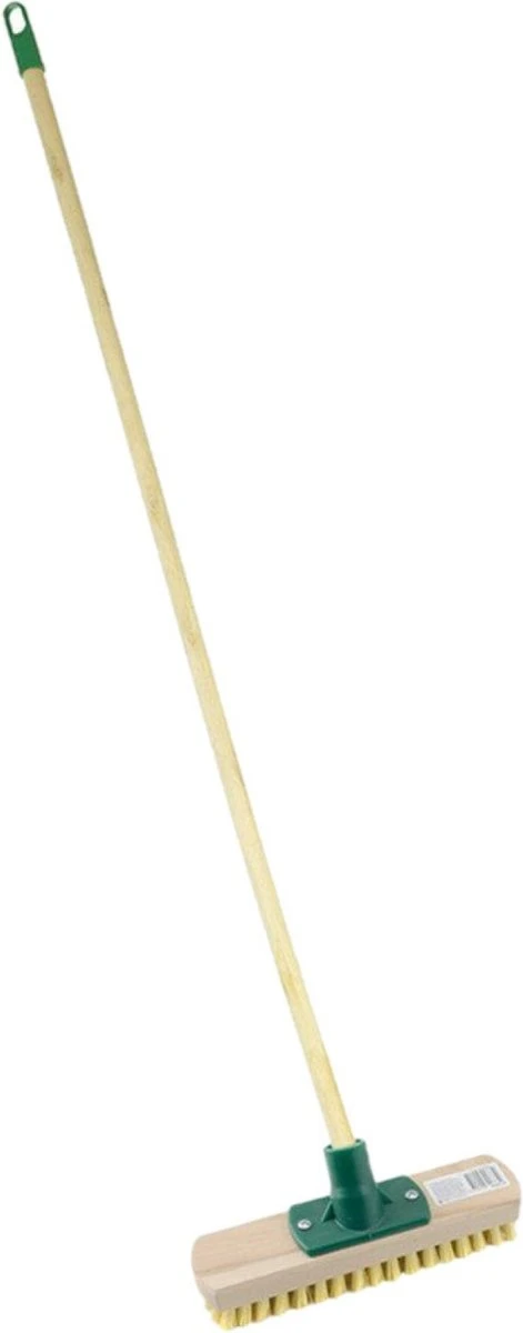 Merkloos Luiwagen/schrobbezem Met Steel - Hout - 24 Cm 3 Merkloos Luiwagen/schrobbezem Met Steel - Hout - 24 Cm