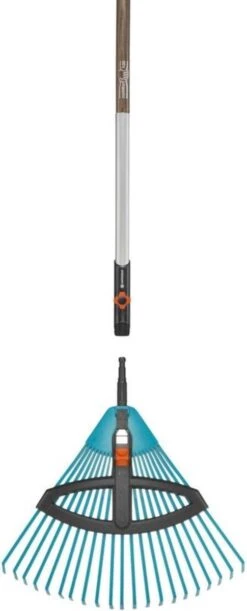 GARDENA Combisysteem Bladhark Hark - Werkbreedte Verstelbaar Van 35 Tot 52cm - Excl. Steel -Tuingereedschaps winkel 485x1200