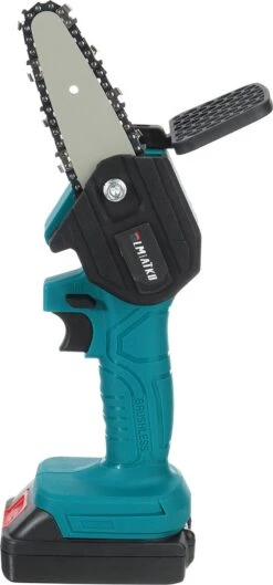Merkloos Mini Accu Kettingzaag - 4 Inch Elektrische Boomzaag - Handkettingzaag - Met 2 Accu En 1 Oplader - Voor Tuinboom Ranch Bomen Snijden Hout- Blauw -Tuingereedschaps winkel 560x1200 1