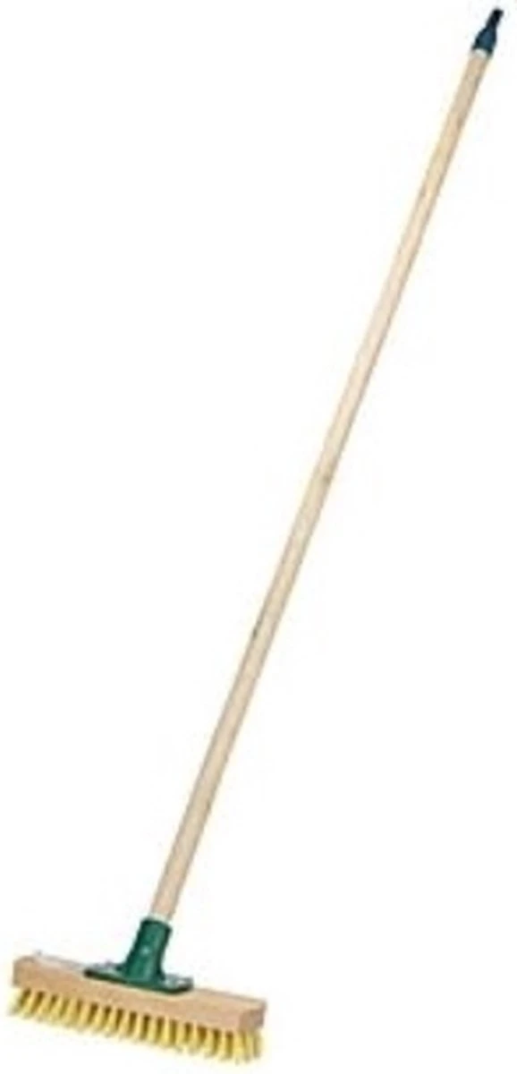 Merkloos Luiwagen/schrobbezem Met Steel - Hout - 24 Cm 4 Merkloos Luiwagen/schrobbezem Met Steel - Hout - 24 Cm - Afbeelding 2