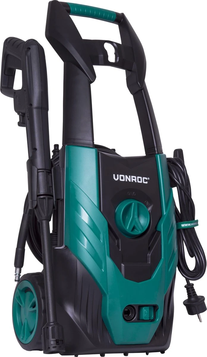 VONROC Hogedrukreiniger V14-1 - 1400W – 110 Bar – 390 L/h – Incl. 5m Slang, Spuitstukken En Accessoires 4 VONROC Hogedrukreiniger V14-1 - 1400W – 110 Bar – 390 L/h – Incl. 5m Slang, Spuitstukken En Accessoires - Afbeelding 2