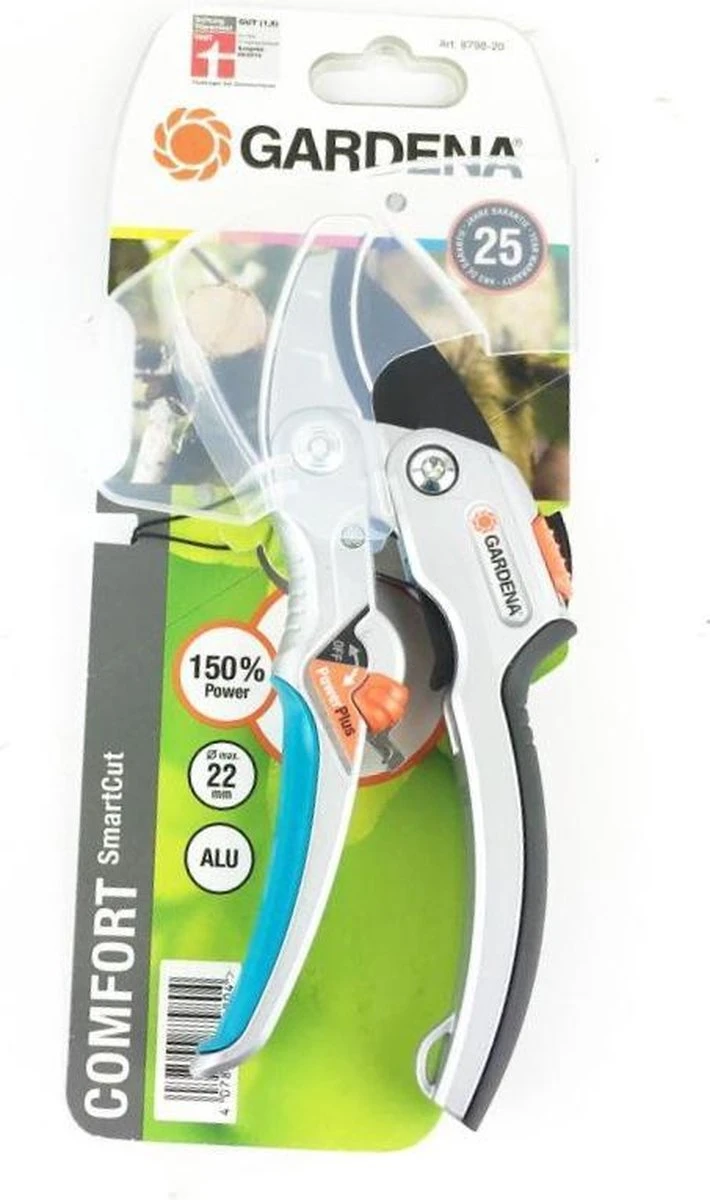 GARDENA - Comfort - Hefboomsnoeischaar Smartcut - Snoeischaar - Takdikte Max. 22 Mm 7 GARDENA - Comfort - Hefboomsnoeischaar Smartcut - Snoeischaar - Takdikte Max. 22 Mm - Afbeelding 5