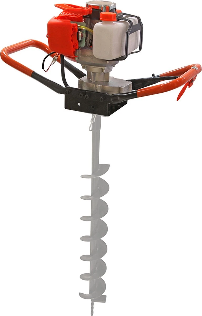 Kibani Grondboor 52cc Benzine - Excl. Losse Grondboren - Palenboor - Grondboor Machine 3 Kibani Grondboor 52cc Benzine - Excl. Losse Grondboren - Palenboor - Grondboor Machine