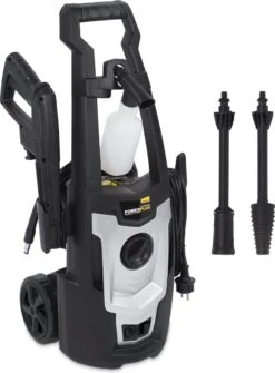 Powerplus POWXG90405 Hogedrukreiniger - 1400W - Max. 110 Bar - 390 L/h - Incl. 5m Slang En Accessoires - Excl. Terrasreiniger - Reiniger Voor Auto, Fiets En Meubelen -Tuingereedschaps winkel 886x1200