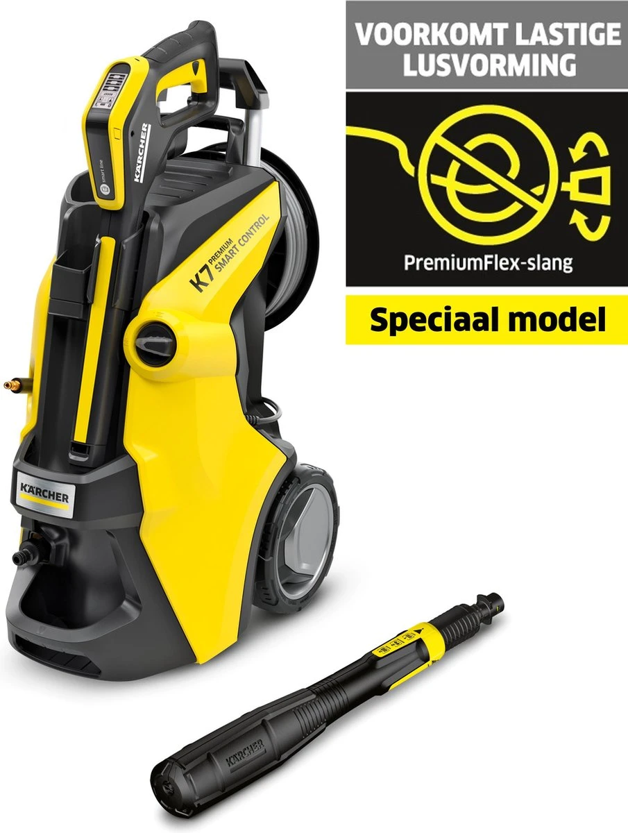 Kärcher K 7 Premium Smart Control Antitwist Flex Hogedrukreiniger - 3000W - 180 Bar - 60 M²/h 4 Kärcher K 7 Premium Smart Control Antitwist Flex Hogedrukreiniger - 3000W - 180 Bar - 60 M²/h - Afbeelding 2