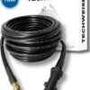Techweise - Rioolslang Voor Kärcher K2 T/m K7 - 10M - Met Vier Achterwaartse Hogedruksproeiers 2 Techweise - Rioolslang Voor Kärcher K2 T/m K7 - 10M - Met Vier Achterwaartse Hogedruksproeiers -Tuingereedschaps winkel 976x1200 1