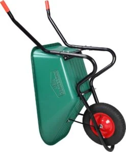 Gardebruk Kruiwagen 100 L - Kunststof Kuip – Tot 150KG Groen -Tuingereedschaps winkel 992x1200